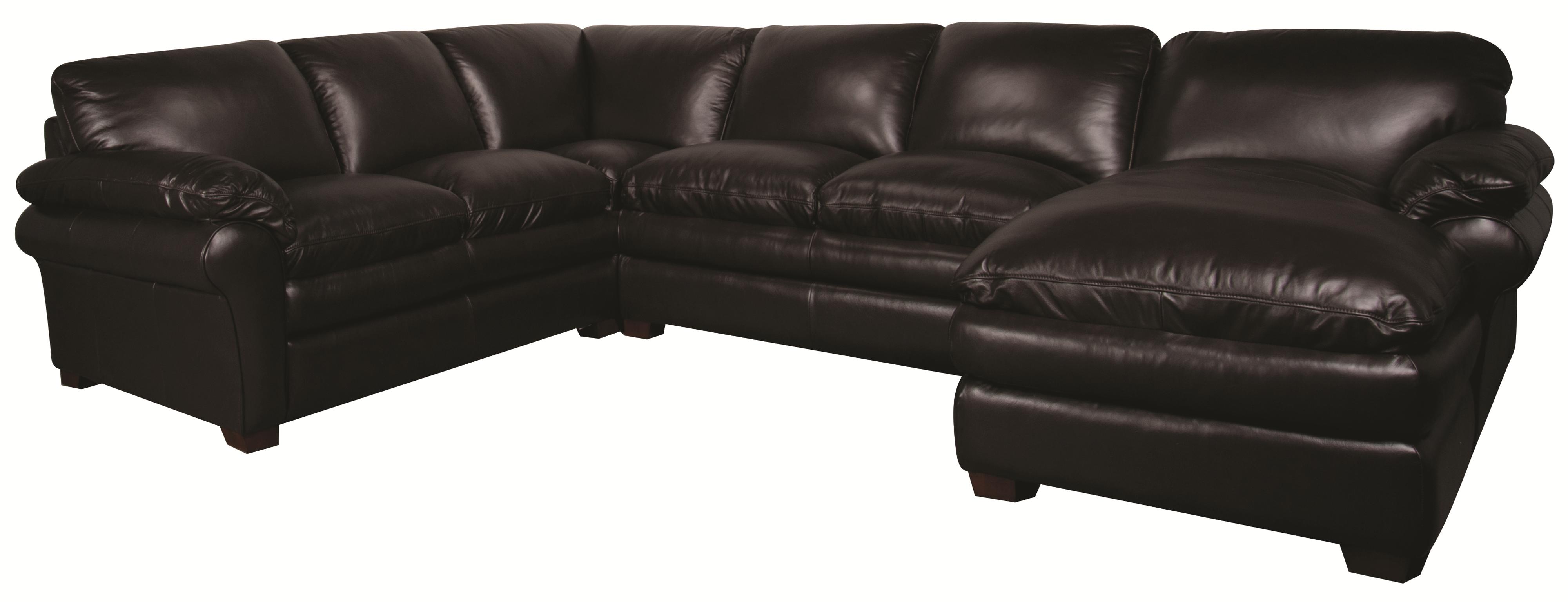 Edison 100 Leather Sectional Sofa Morris Home Sectional Sofas